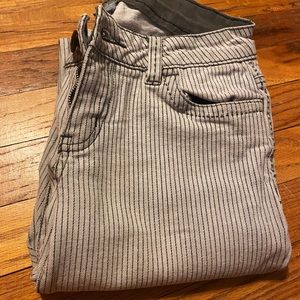 Delia’s Size 3 Striped Grey Jeans Like New